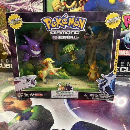 JAKKS Pacific Pokemon: Diamond And Pearl Scene Playset Ponyta, Carnivine Forest