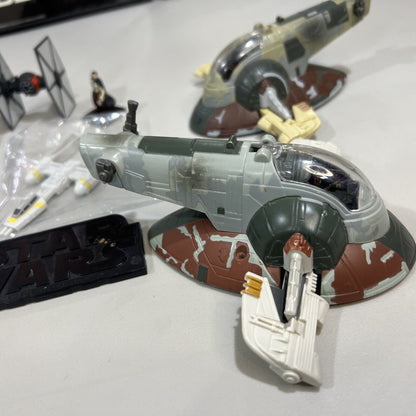 x2 96 SLAVE 1 ACTION FLEET Y-WING AT-AP CLONE WALKER TIE FIGHTER MORE STARWARS