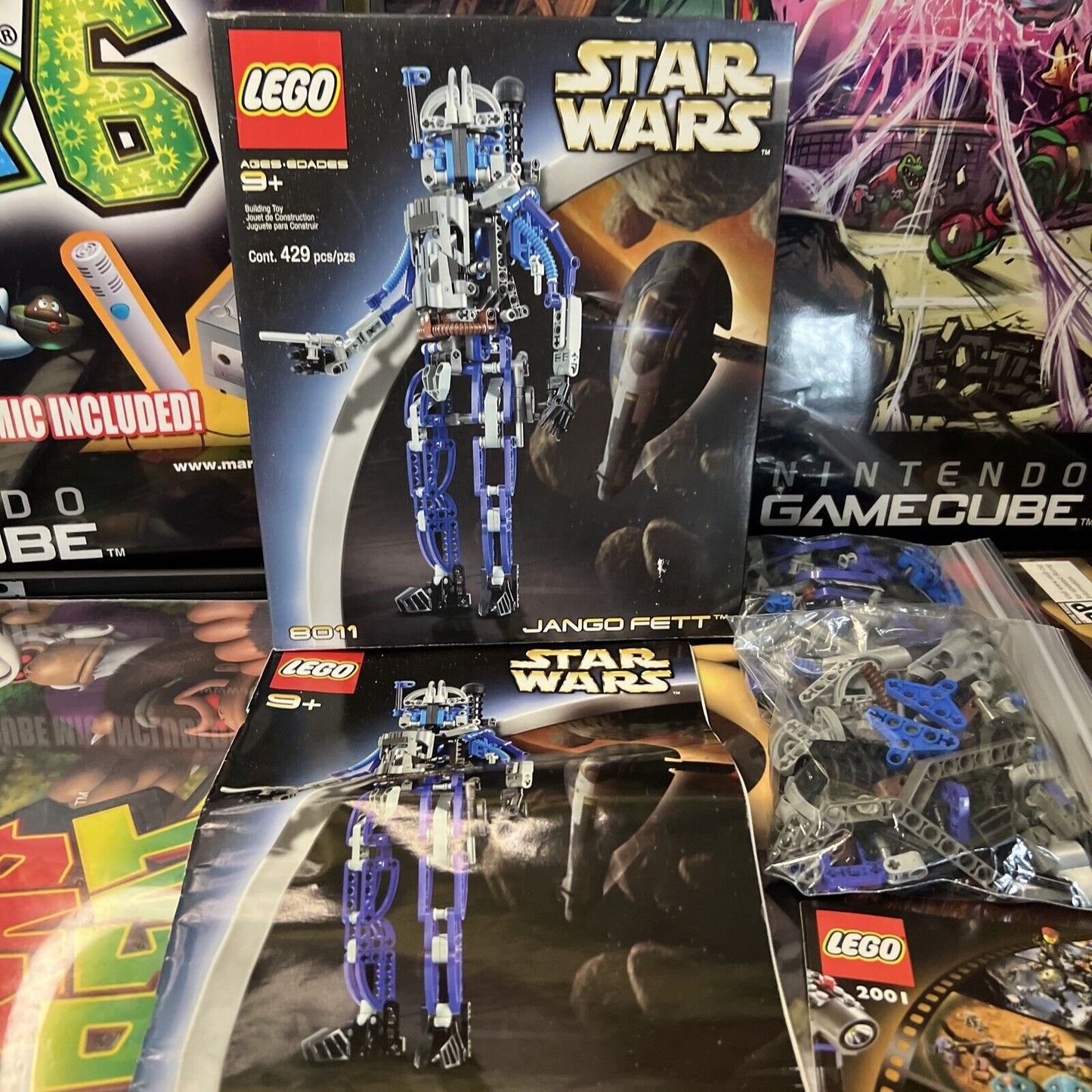 Lego Star Wars Jango Fett (8011) With Box Manual And Inserts!