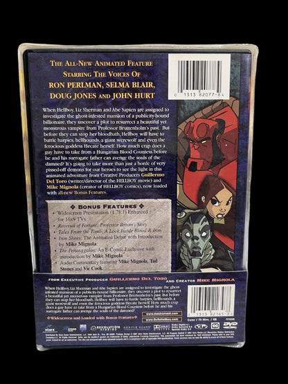 Limited Edition HellBoy Figurine & DVD Blood & Iron RARE NEW SEALED Starz