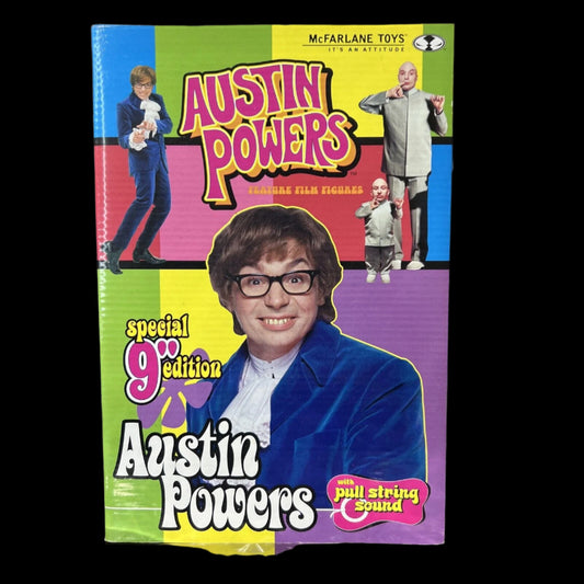 Austin Powers 9" Special Edition Figure Austin Powers McFarlane Toys 2000 NEW