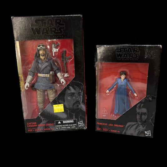 Captain Cassian Andor #23 Star Wars The Black Series Rogue One + PRINCESS LEIA