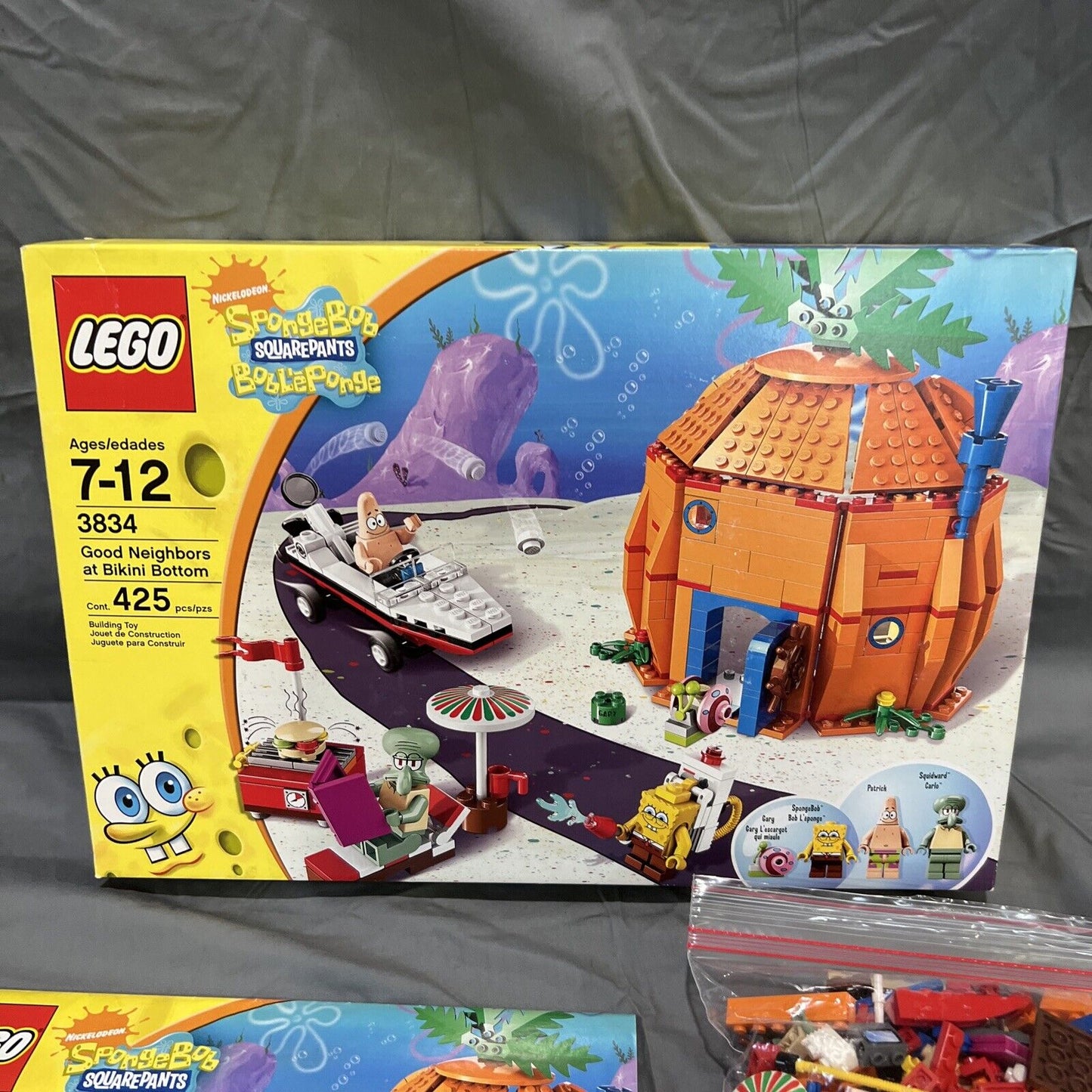 LEGO SpongeBob SquarePants: Good Neighbours at Bikini Bottom (3834) Complete in box Used