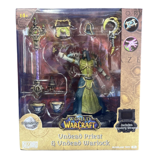 Mcfarlane Toys World of Warcraft Undead Priest & Undead Warlock 6" Figure Common