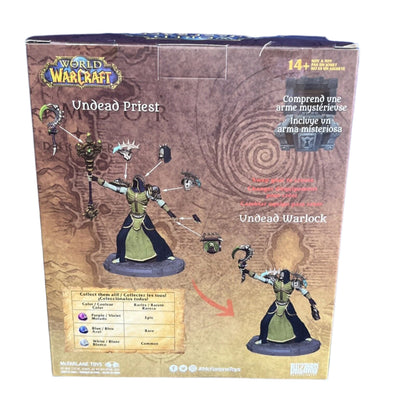 Mcfarlane Toys World of Warcraft Undead Priest & Undead Warlock 6" Figure Common