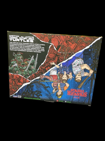 Playmates TMNT Stranger Things Upside Down Remix Lucas and Donatello Netflix
