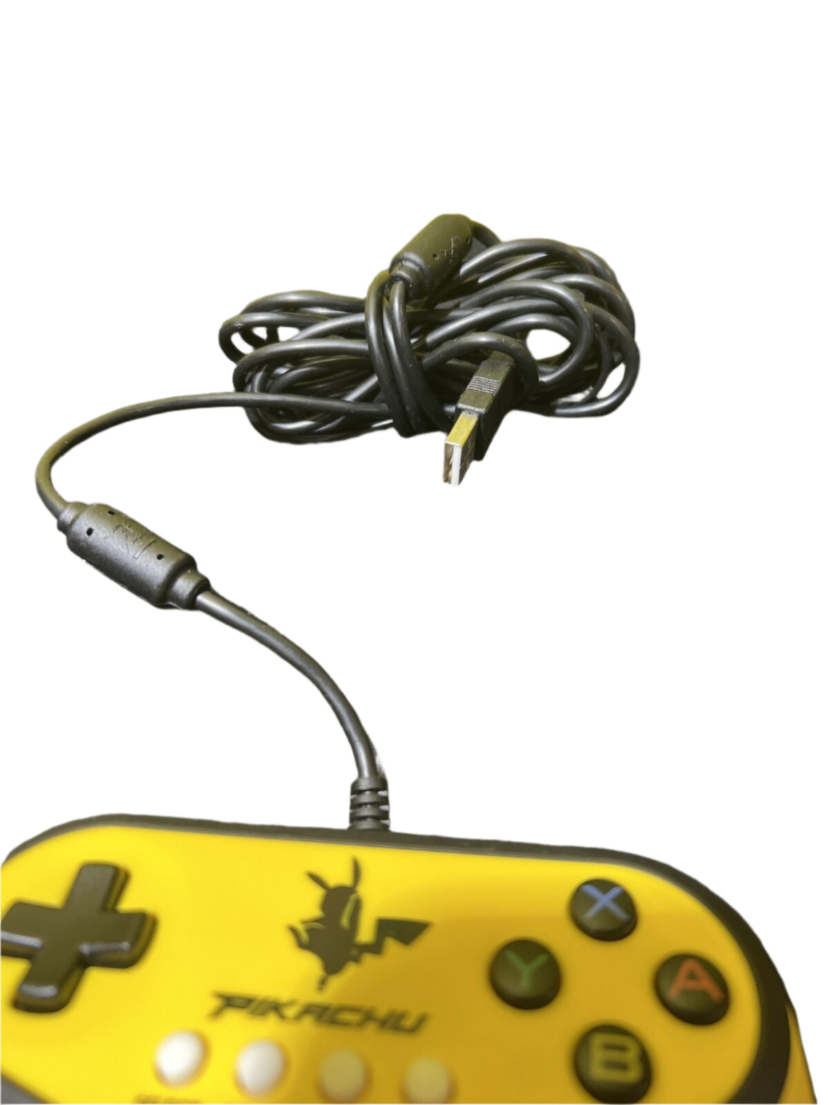 Wired HORI Wii U Pokken Tournament Pro Pad Pikachu Edition Pokémon Controller