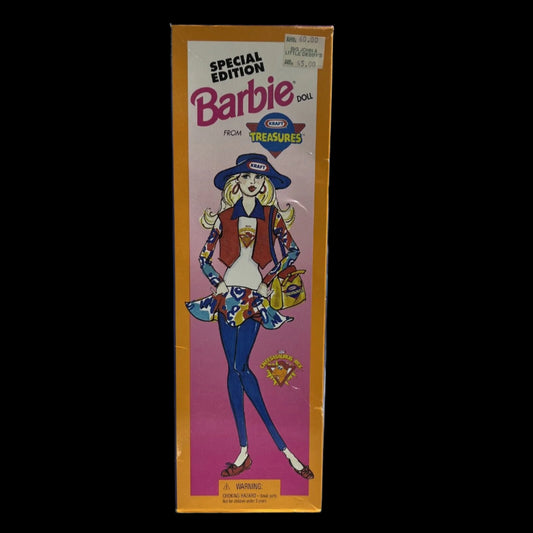 Barbie Kraft Treasures 1992 Special Edition Collectible Blonde Doll Sealed Box