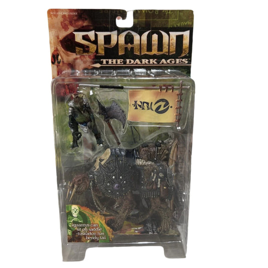1999 McFarlane Toys Spawn The Dark Ages Iguantus & Tuskadon Series 14 Figure New
