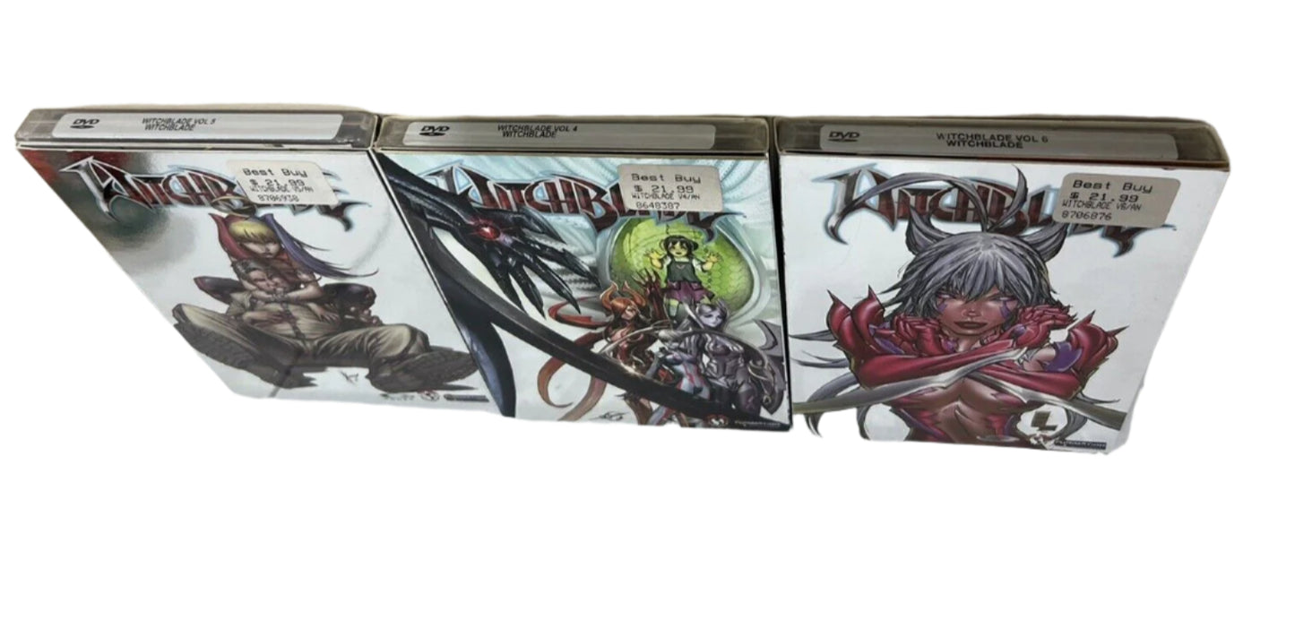SEALED WITCHBLADE ANIME SEASON 4,5,6 AWESOME CONDITION WITH BEAUTIFUL COVER ART!