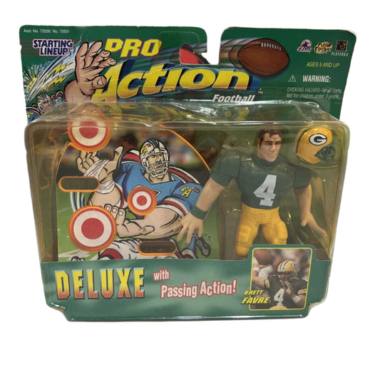 1999 BRETT FAVRE Pro Action Green Bay Packers Starting Lineup NEW