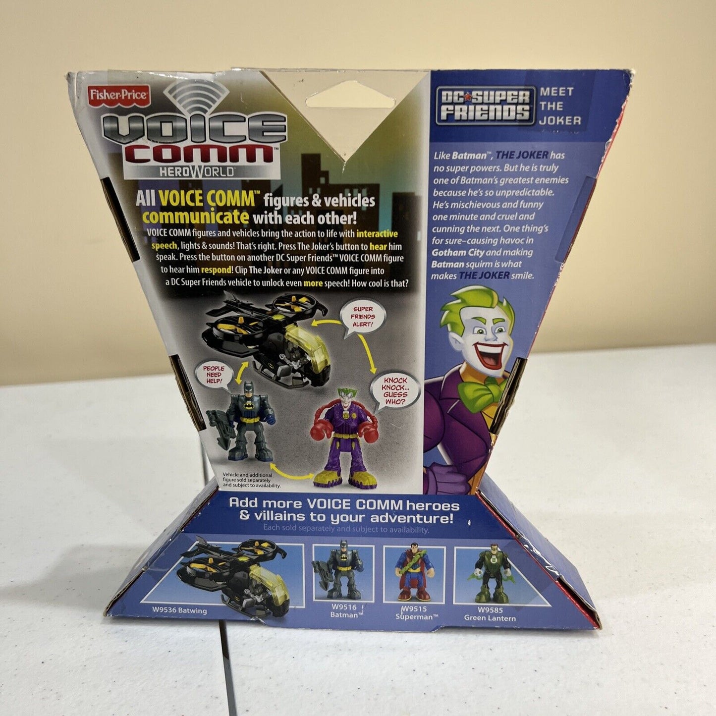 Fisher Price Batman DC Super Friends Voice Comm *NRFB BOX NOT MINT*