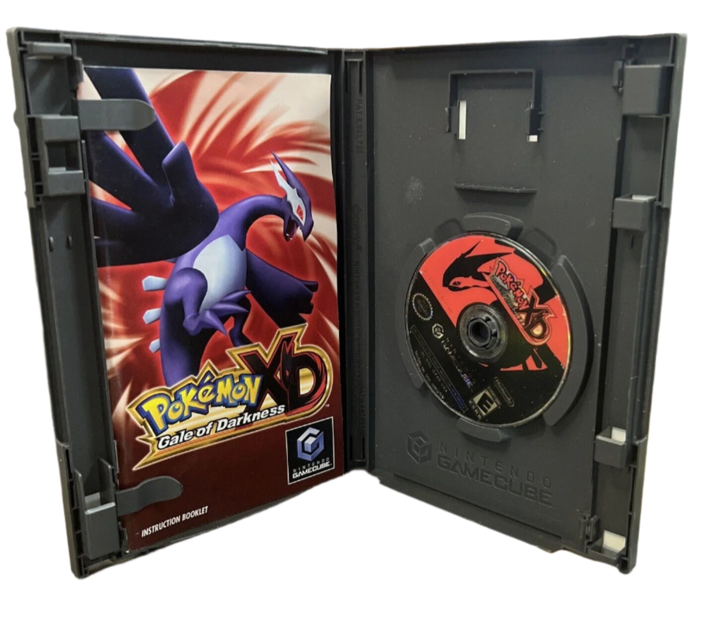 Pokemon XD: Gale of Darkness (Nintendo GameCube, 2005) Disc Case And Manual Book