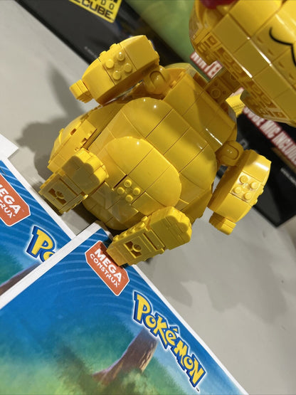 Mega Construx #FVK81 12" JUMBO PIKACHU Pokemon Building Set Manuals read descr