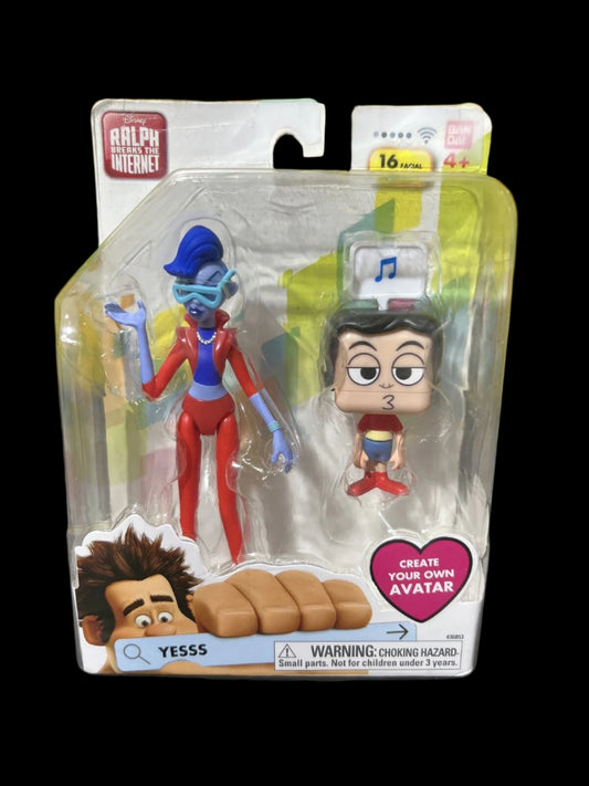Bandai Disney Ralph Breaks The Internet Yesss & Create Your Own Avatar Figures