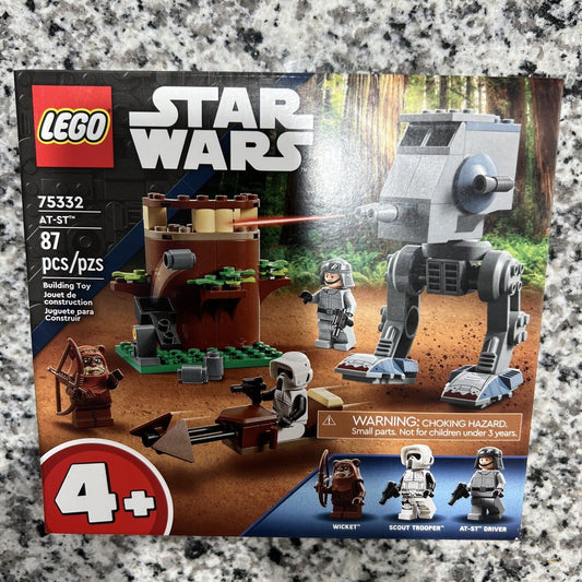LEGO Star Wars: AT-ST (75332) With Ewok Scout Trooper And Speeder Bike