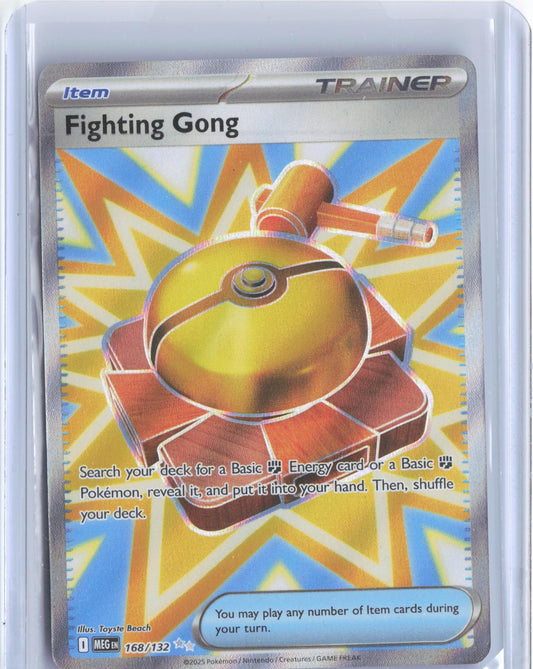 Fighting Gong 168/132 Ultra Rare Mega Evolution Pokemon Holo