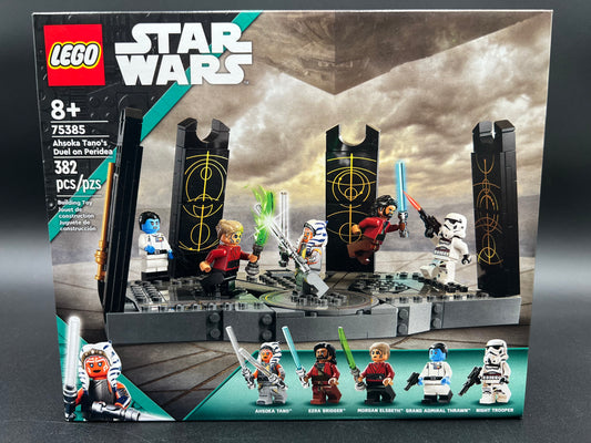 Ahsoka Tano’s Duel on Peridea Building Toy for Kids, Collectible Toy with 5 Star Wars Minifigures Including Grand Admiral Thrawn & Ahsoka, Fun Gift for 8 Year Old Boys & Girls, LEGO Star Wars 75385