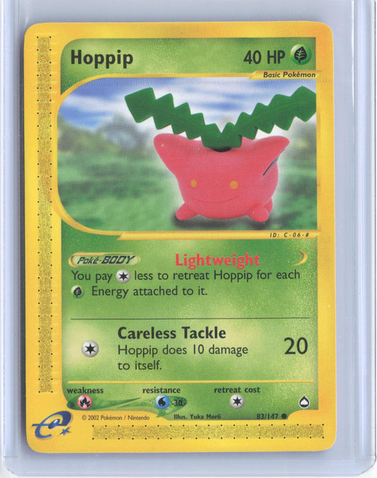 Hoppip 83/147 Common Aquapolis Pokemon