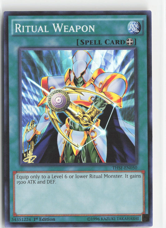 Ritual Weapon THSF-EN050 Super Rare The Secret Forces Yu-Gi-Oh 1st Edition