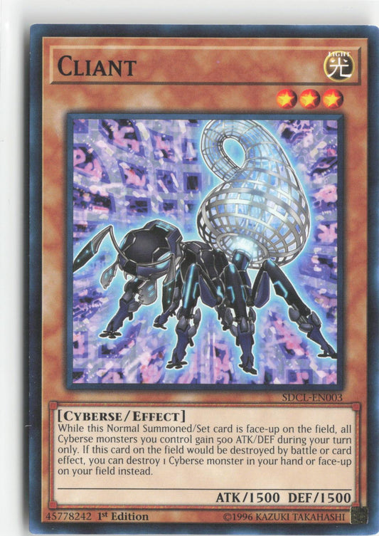 Cliant SDCL-EN003 Structure Deck: Cyberse Link Yu-Gi-Oh 1st Edition