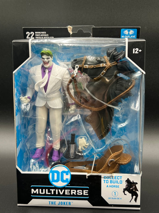 McFarlane Toys DC Multiverse The Dark Knight Returns The Joker 7" Action Figure with Build-A Horse Parts & Accessories