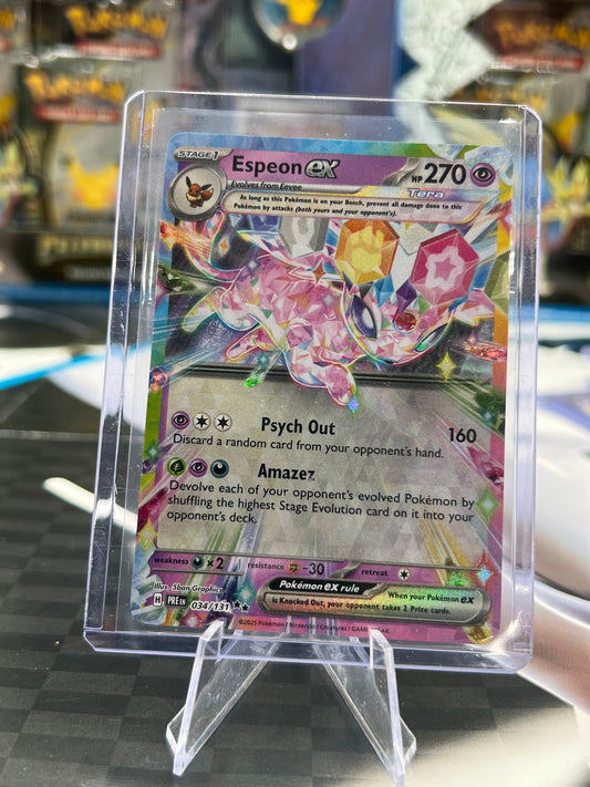 Espeon ex - 034/131 - SV: Prismatic Evolutions (PRE) Pokémon TCG