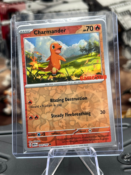 Charmander - 004/165 (GameStop Exclusive) (Sealed) - Miscellaneous Cards & Products (MCAP) Pokémon TCG