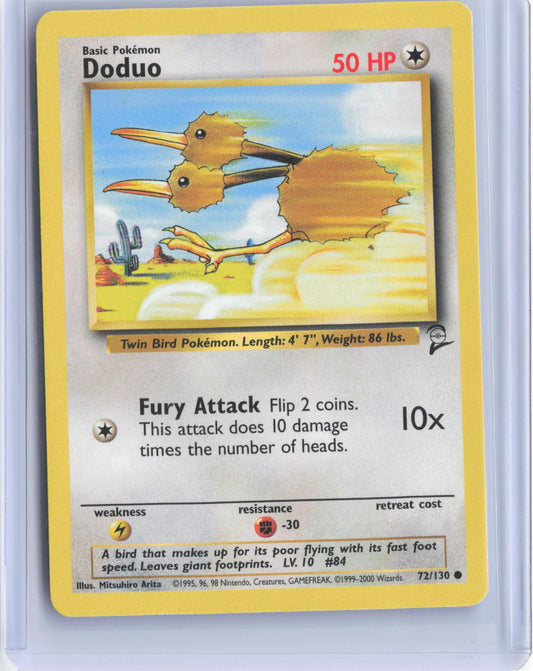 Doduo 72/130 Common Base Set 2 Pokemon TCG Card