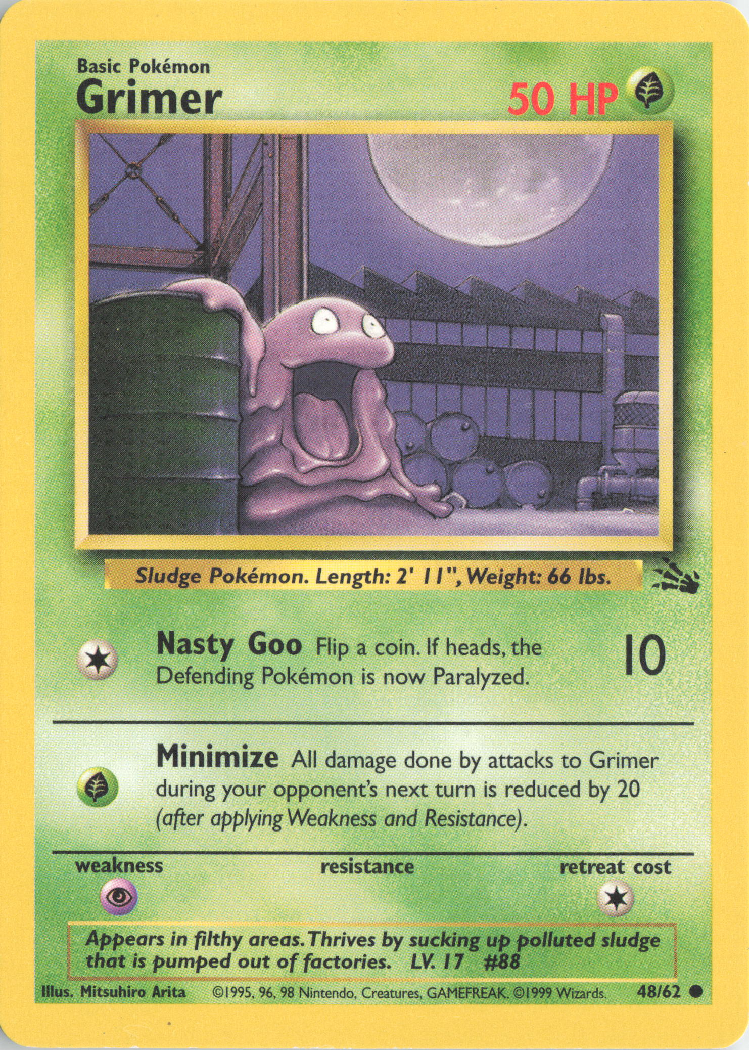Grimer Unlimited Common Fossil 48/62