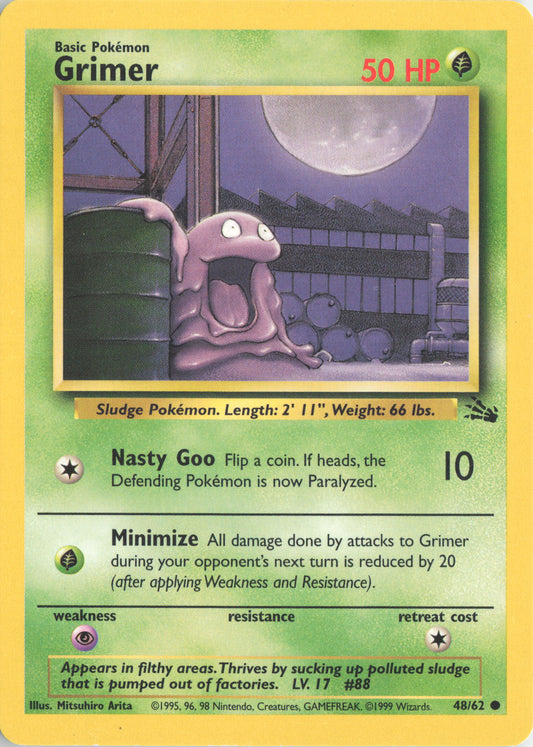Grimer Unlimited Common Fossil 48/62