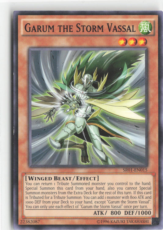 Garum the Storm Vassal SR01-EN015 Structure Deck: Emperor of Darkness Yu-Gi-Oh Unlimited