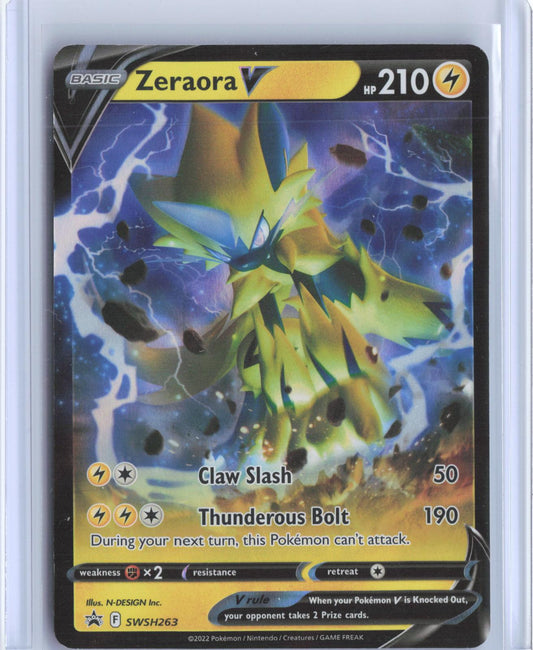 Zeraora V SWSH263 Holo Promo Sword & Shield Promo Pokemon