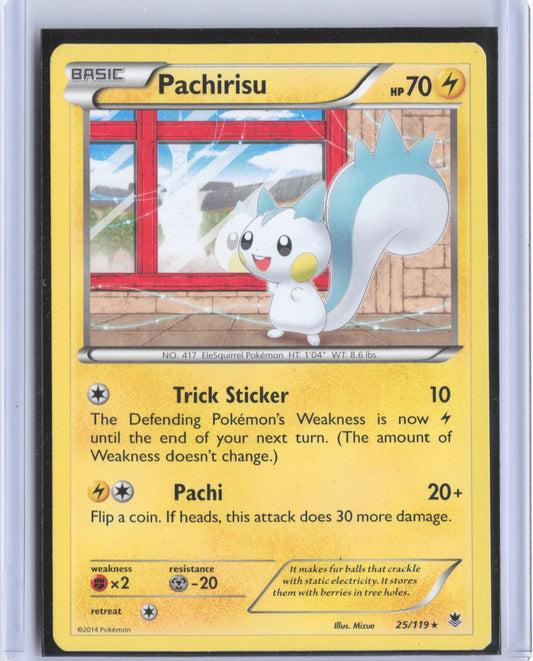 Pachirisu 25/119 Rare Phantom Forces Pokemon TCG Card