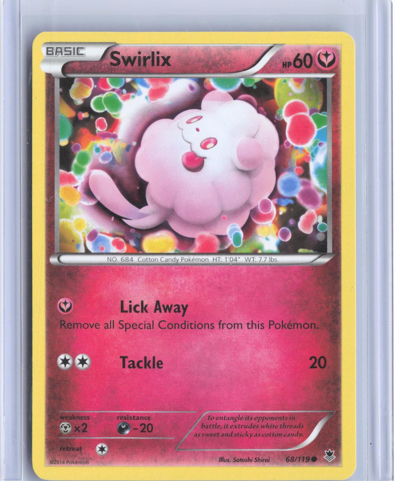 Swirlix 68/119 Common Phantom Forces Pokemon TCG Card