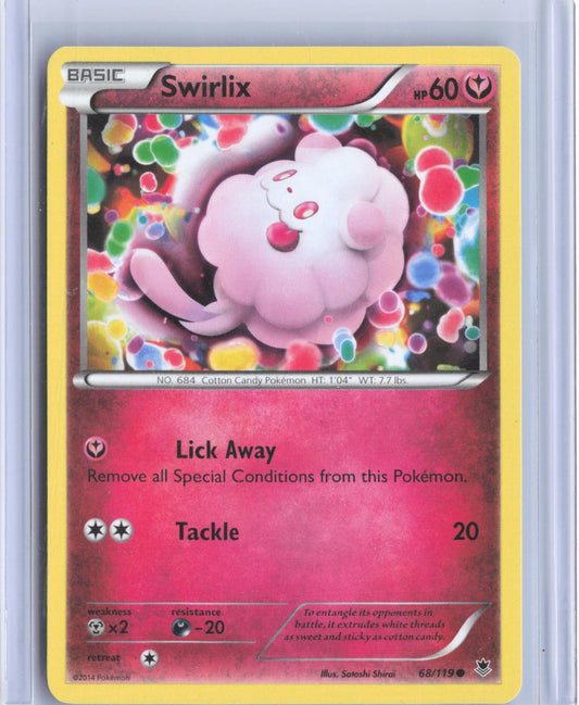 Swirlix 68/119 Common Phantom Forces Pokemon TCG Card