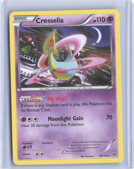 Cresselia 70/162 Rare BREAKthrough Pokemon TCG Card
