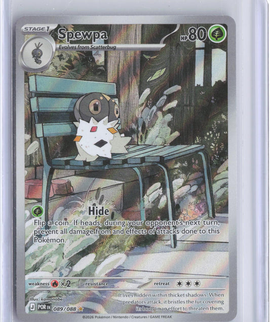Spewpa 089/088 Holo Illustration Rare Perfect Order Pokemon