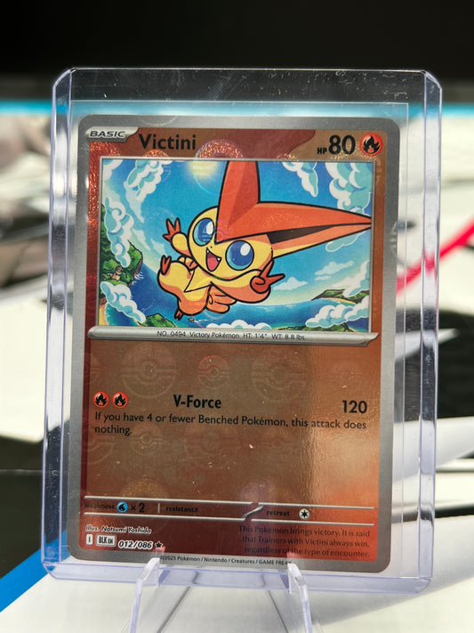 Victini - 012/086 (Poke Ball Pattern) - SV11B: Black Bolt (SV11B) Pokémon TCG