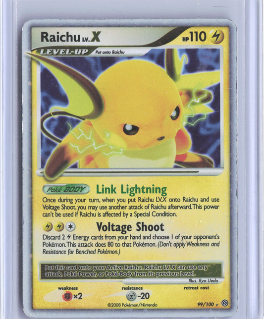 Raichu LV.X Holo Ultra Rare Stormfront 99/100