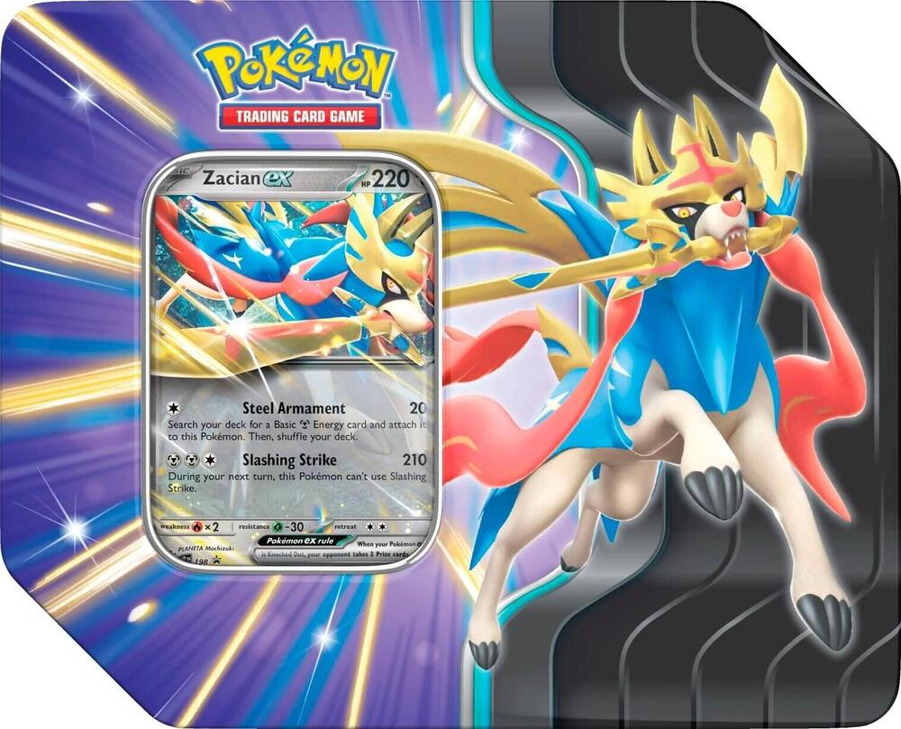 Slashing Legends Tin [Zacian ex] - Miscellaneous Cards & Products (MCAP) Pokémon TCG