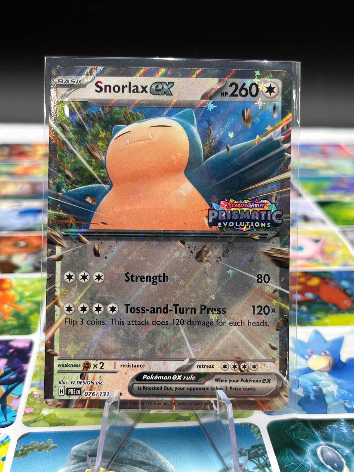 Snorlax ex 076/131 (Prismatic Evolution Stamped) - SV: Prismatic Evolutions (PRE) Pokémon TCG
