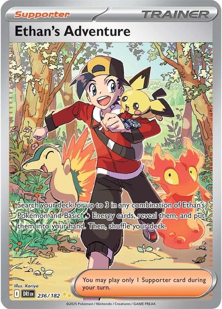 Ethan's Adventure - 236/182 - SV10: Destined Rivals (DRI) Pokémon Card TCG