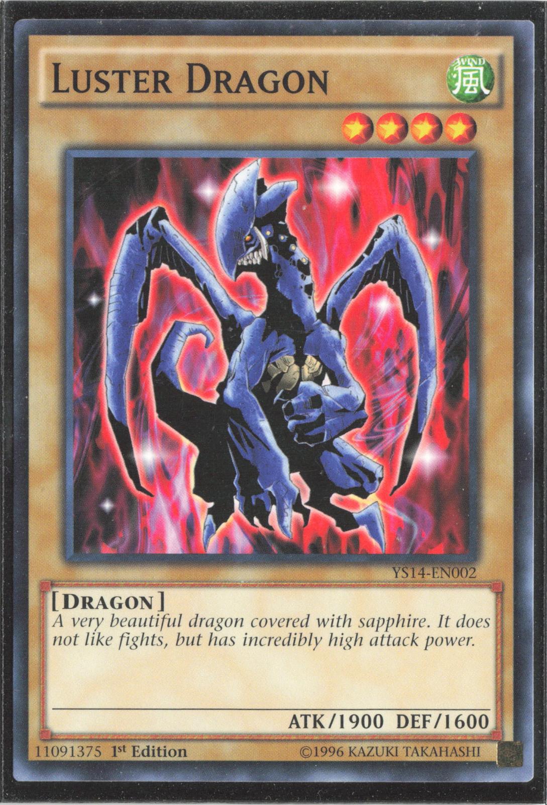 Luster Dragon YS14-EN002 Super Starter: Space-Time Showdown Yu-Gi-Oh 1st Edition