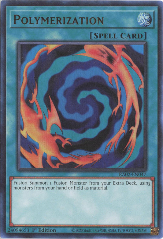 Polymerization (UR) RA02-EN047 25th Anniversary Rarity Collection II Yu-Gi-Oh 1st Edition