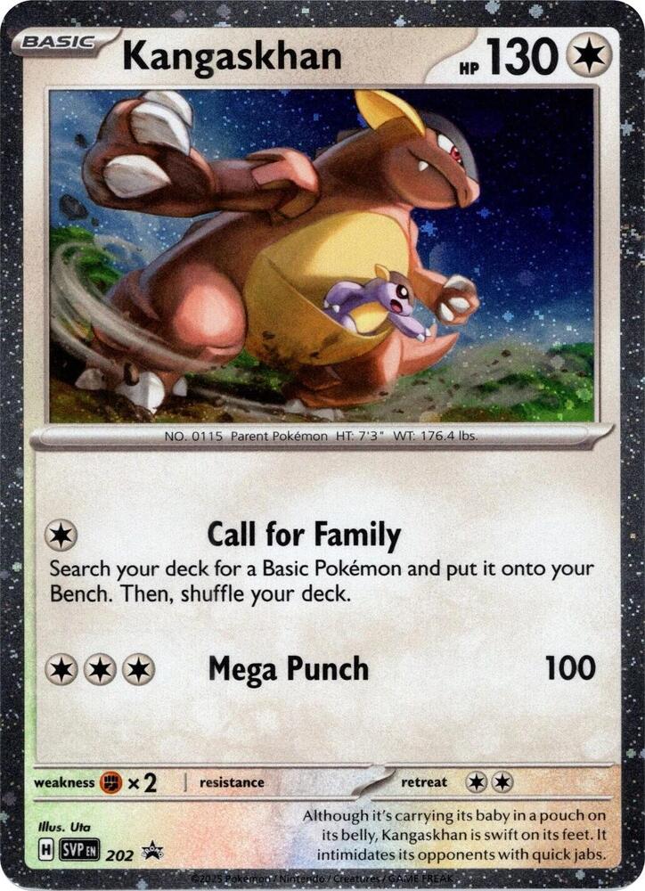 Kangaskhan - 202 (Cosmos Holo) - SV: Scarlet & Violet Promo Cards (SVP) Pokémon TCG