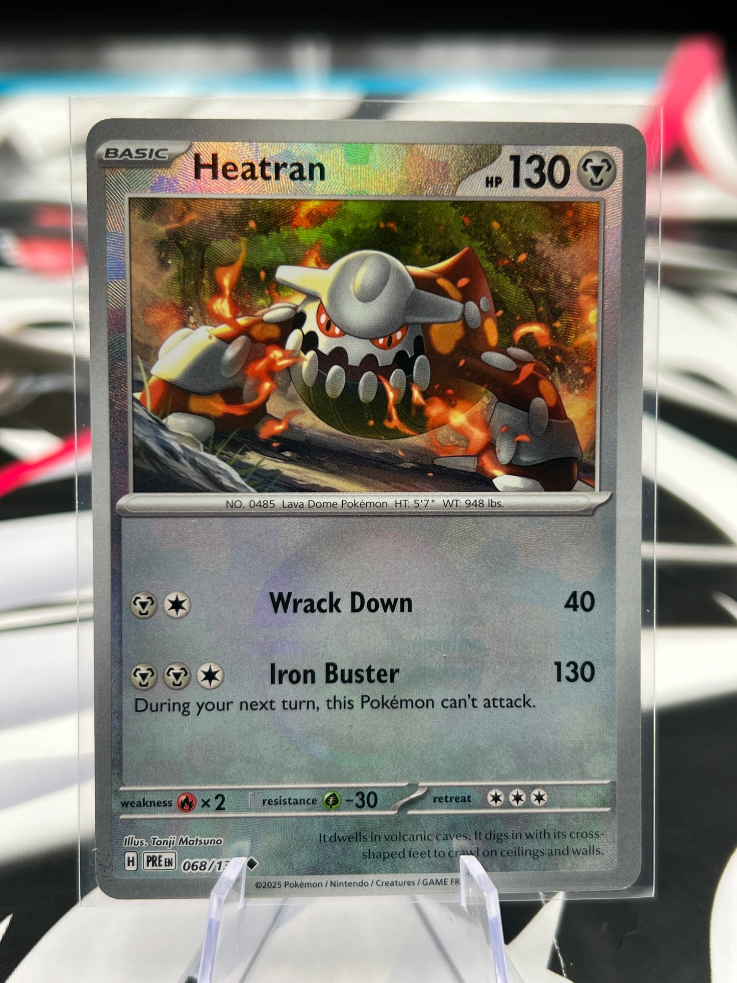 Heatran 068/131 (Poke Ball Pattern) - SV: Prismatic Evolutions (PRE) Pokémon Card TCG
