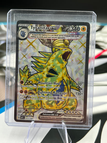 Tyranitar ex - 211/197 - SV03: Obsidian Flames (OBF) Pokémon TCG