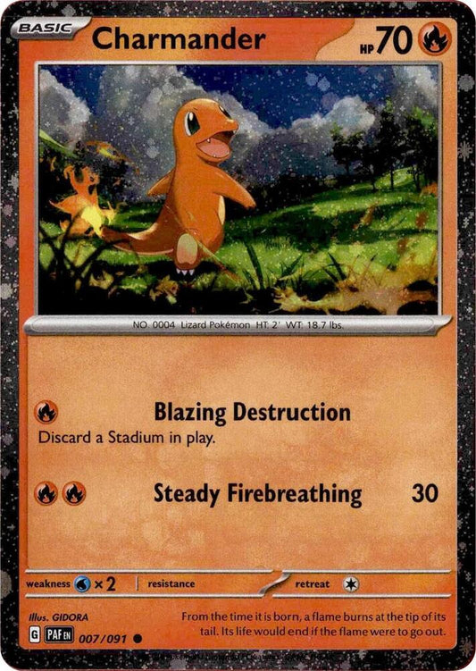 Charmander Cosmos Holo - 004/165 - SV: Scarlet & Violet 151 (MEW) Pokémon TCG