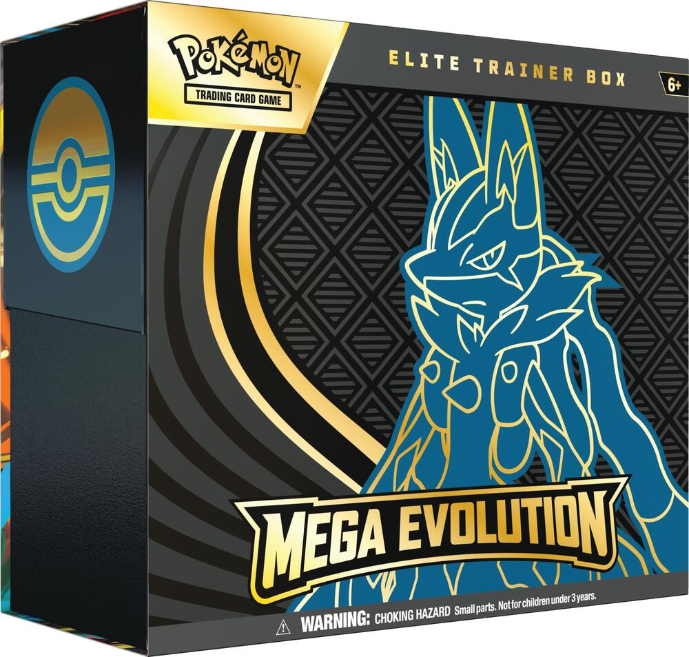 Mega Evolution Elite Trainer Box [Mega Lucario] - ME01: Mega Evolution (MEG) Pokémon TCG New ETB
